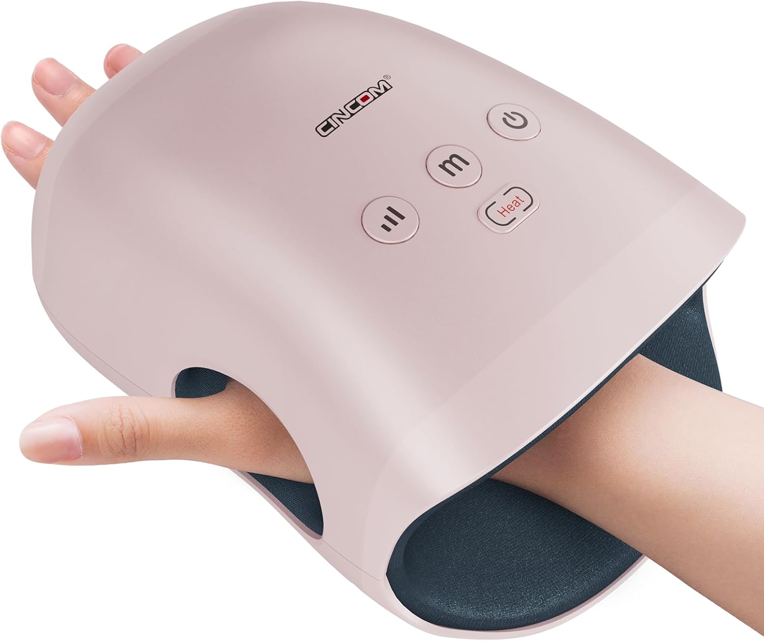 Detalle de CINCOM Cordless Hand Massager with Heat, Compression, and Adjustable Settings