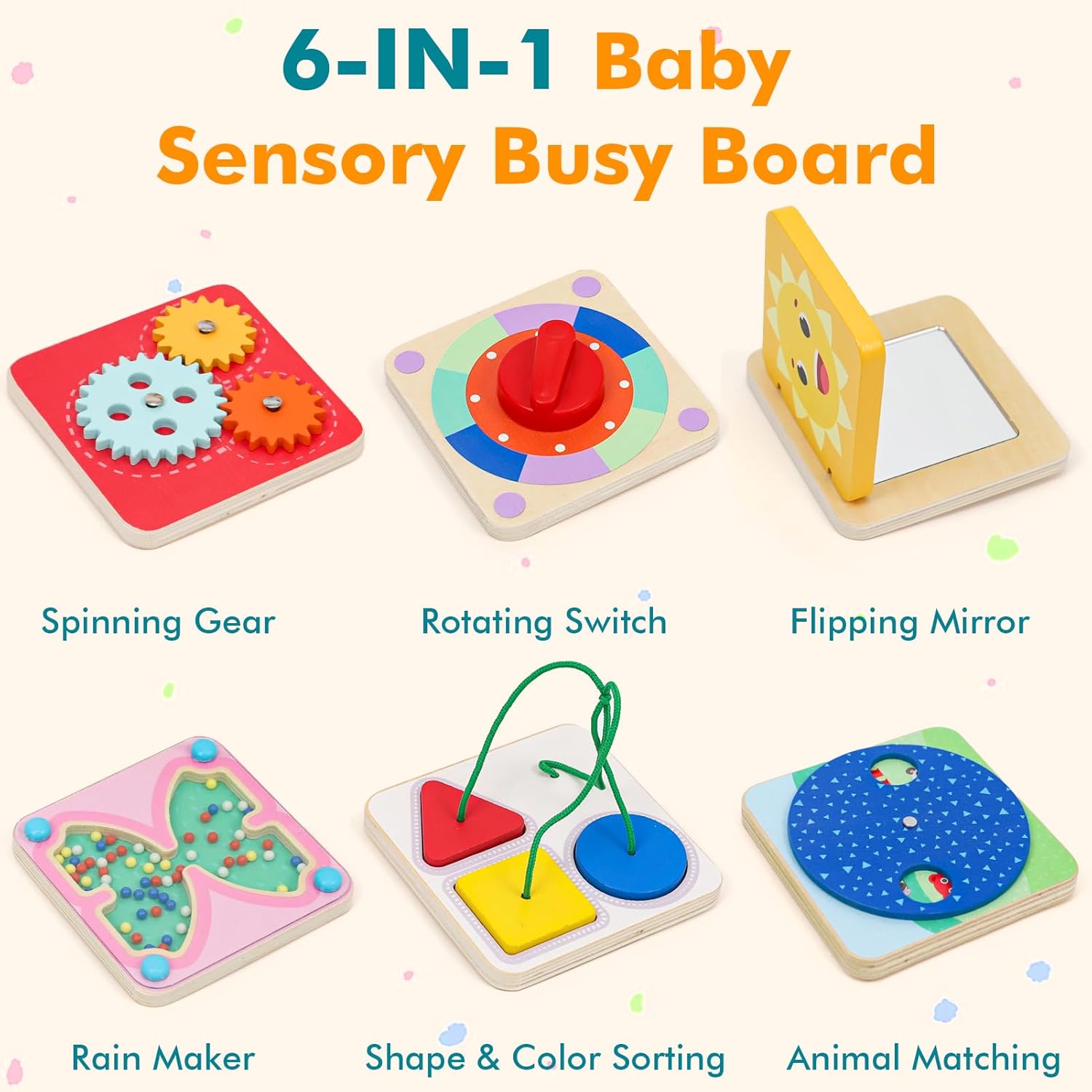 Detalle de Baby sensory busy board for 1 2-year olds