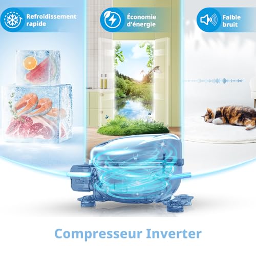 Thumbnail 7 de COMFEE RCD113WH3EU — Réfrigérateur 1 porte avec tiroir, 113 L, blanc