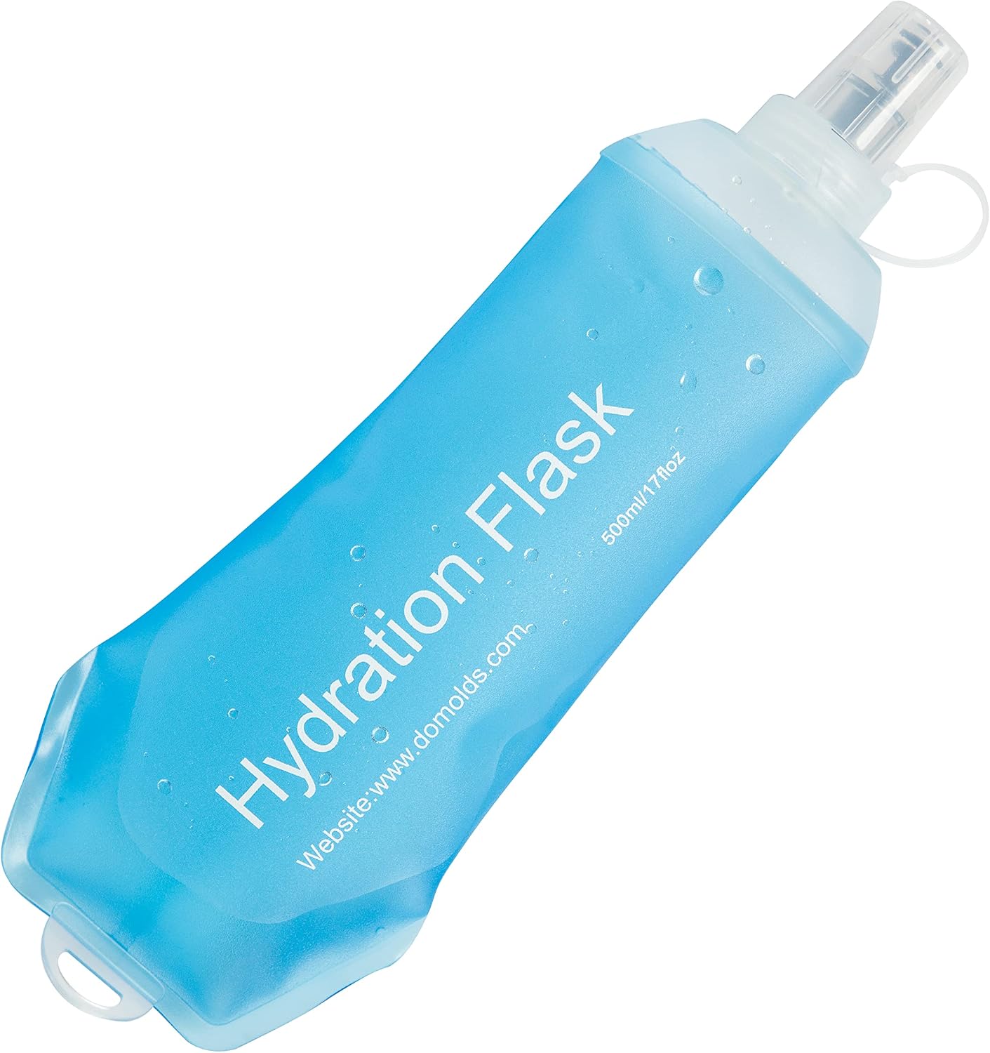 Detalle de AXEN Soft Flask TPU Foldable Running Hydration Flask (500ml/16oz)