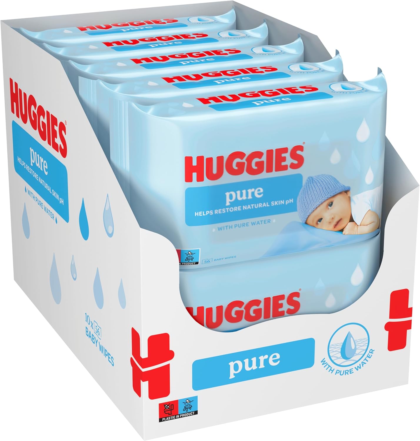 HUGGIES Pure Toallitas para Bebé