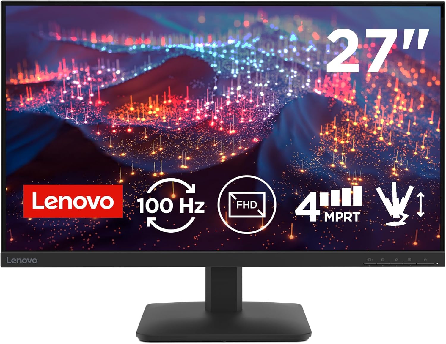 Detalle de Lenovo L27-4e Monitor 27" FHD 100 Hz