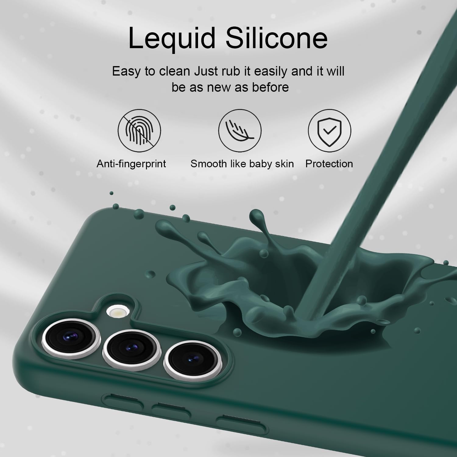 Detalle de HAII Silicone Phone Case, Galaxy S25 FE