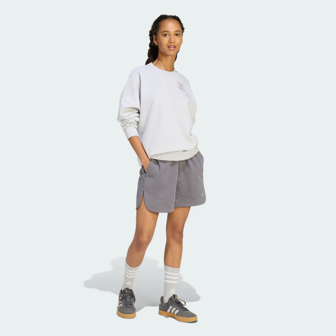 Thumbnail 2 de Sudadera con capucha 3 Stripes Studio FL de Adidas – gris