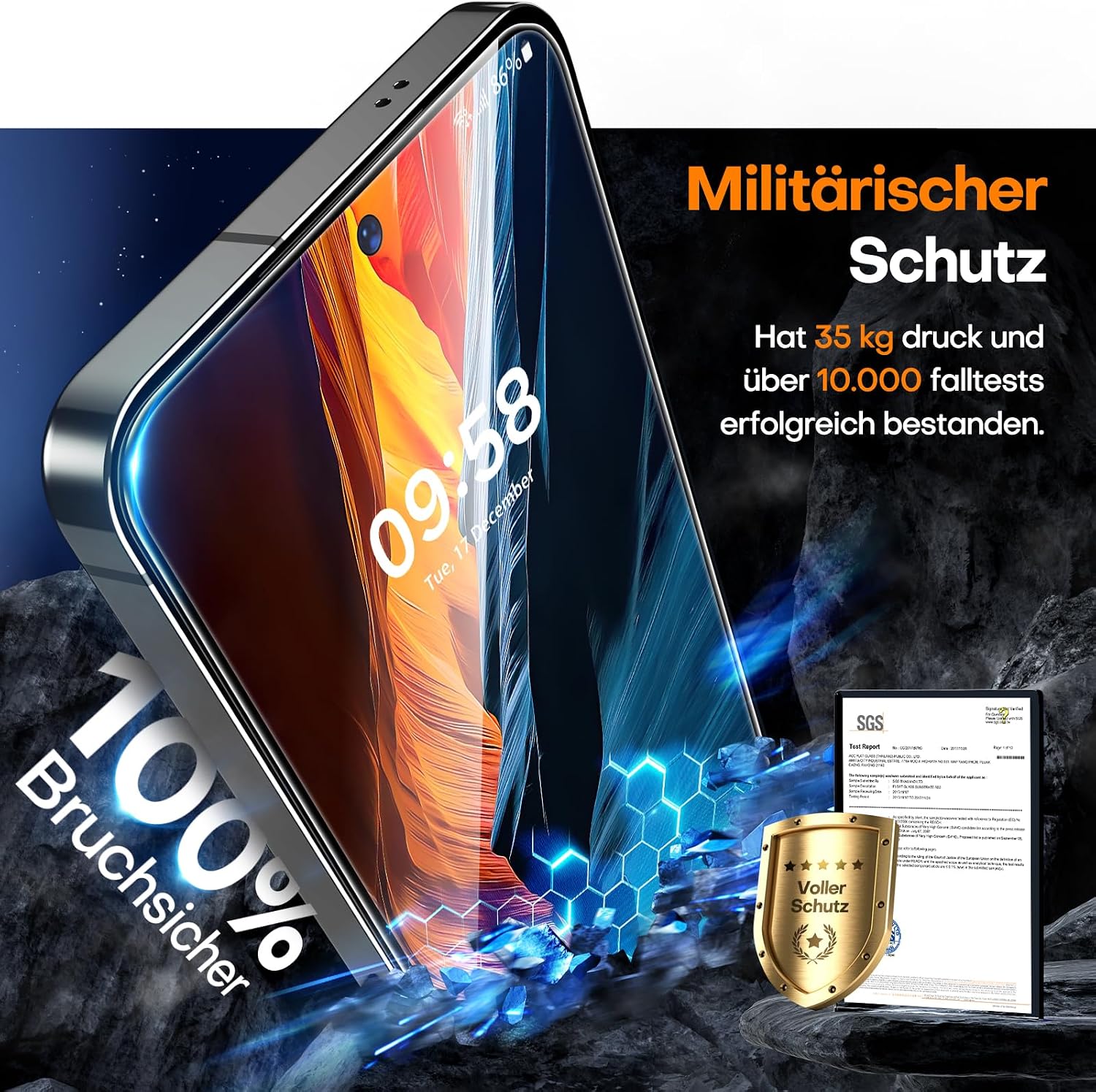 Detalle de LϟK Samsung Galaxy S25 Panzerglas 6,2 Zoll