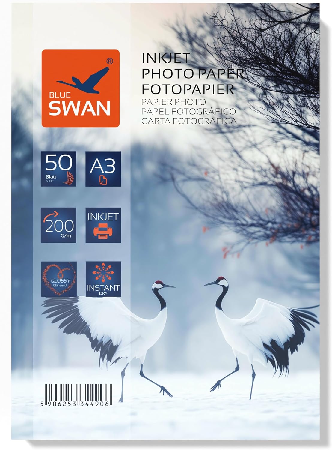Thumbnail 6 de BLUE SWAN carta fotografica lucida 13×18