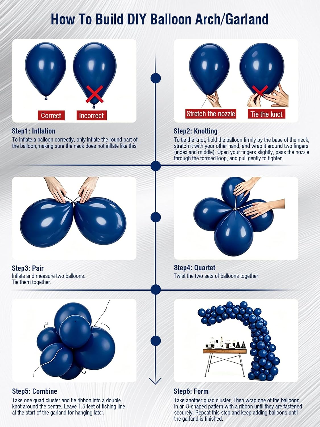 Detalle 2 de Balloon Decoration Kit 12-Inch