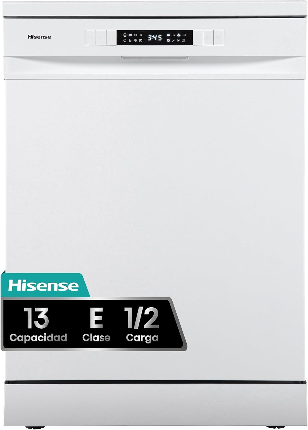 Detalle de Hisense HS622E10W: Lavavajillas 60 cm, 13 Servicios, funcionamiento silencioso