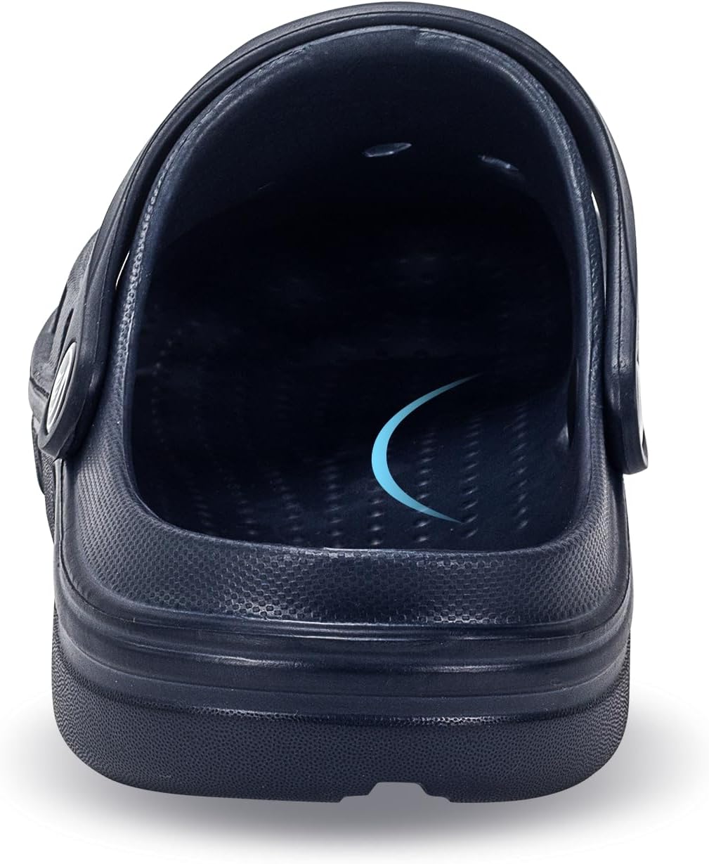 Detalle de PIMIO Garden Clogs for Women and Men – Slip-On Work Shoes with Arch Support