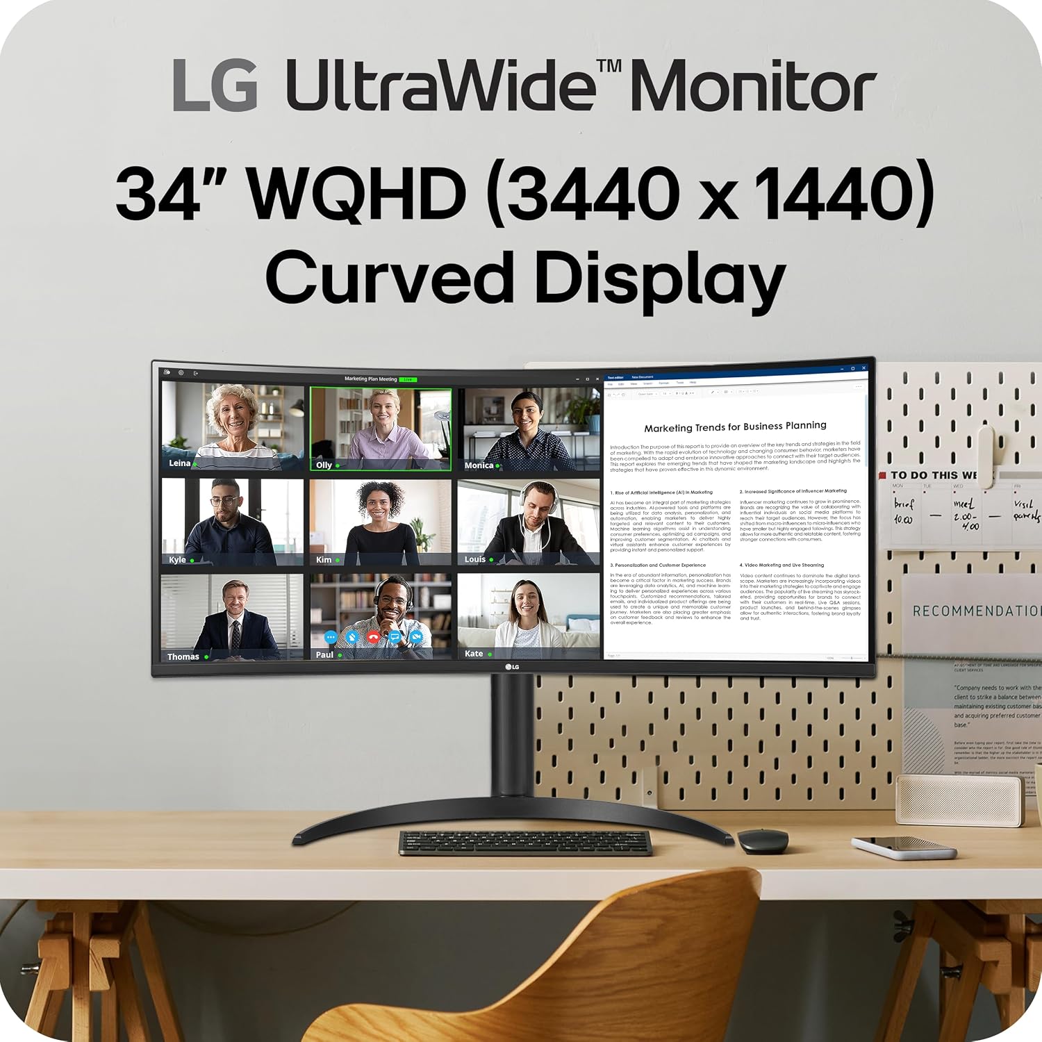 Detalle 2 de LG UltraWide monitor 34-inch