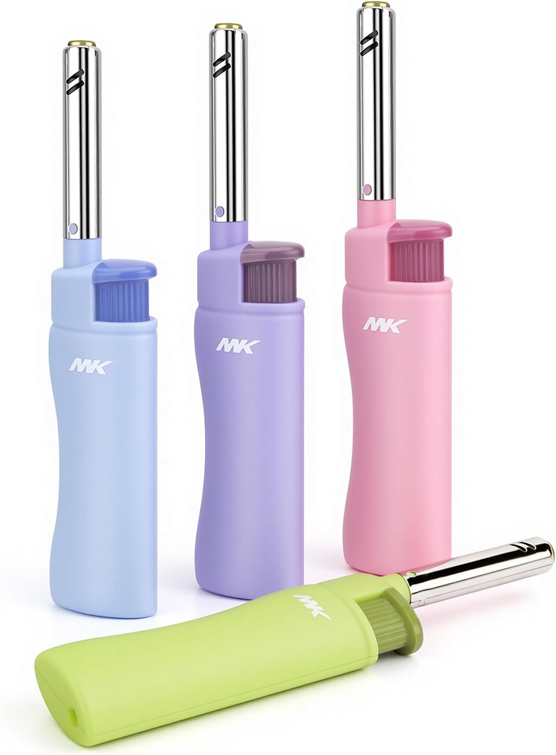 Thumbnail 6 de MK LIGHTER 3BL Harmony-4PC Butane Candle Lighter 4-Pack, Wind-Resistant Flame