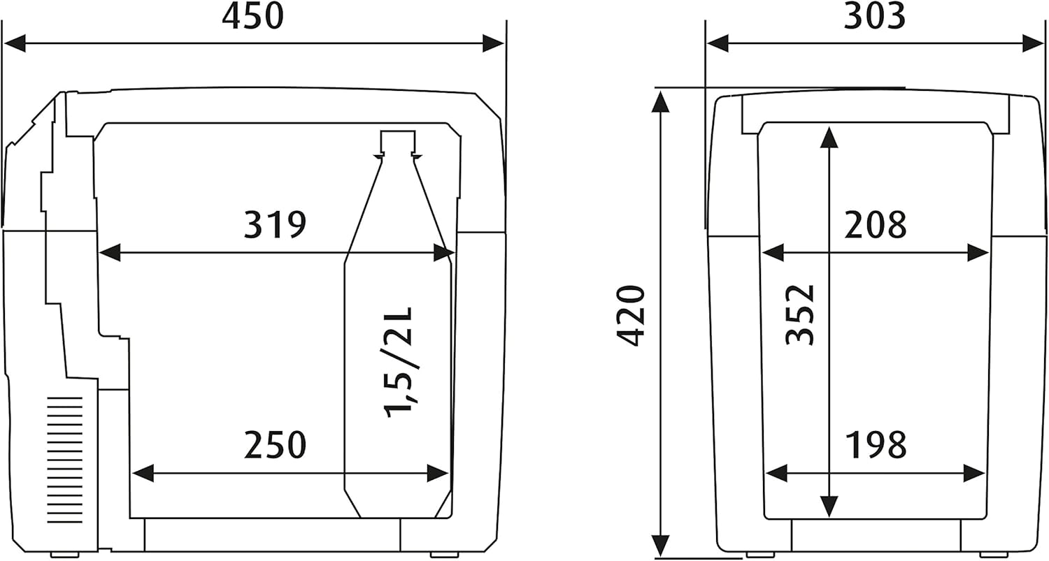 Thumbnail 5 de Dometic WAECO TC-21FL – Glacière thermoélectrique de 20 L, 12/24 V et 230 V