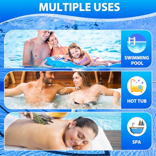 Thumbnail 4 de Accevo Hot Tub Test Strips – 3-in-1 Pool-Wasser-Testkit für Chlor, pH und Gesamtalkalität (150 Streifen)
