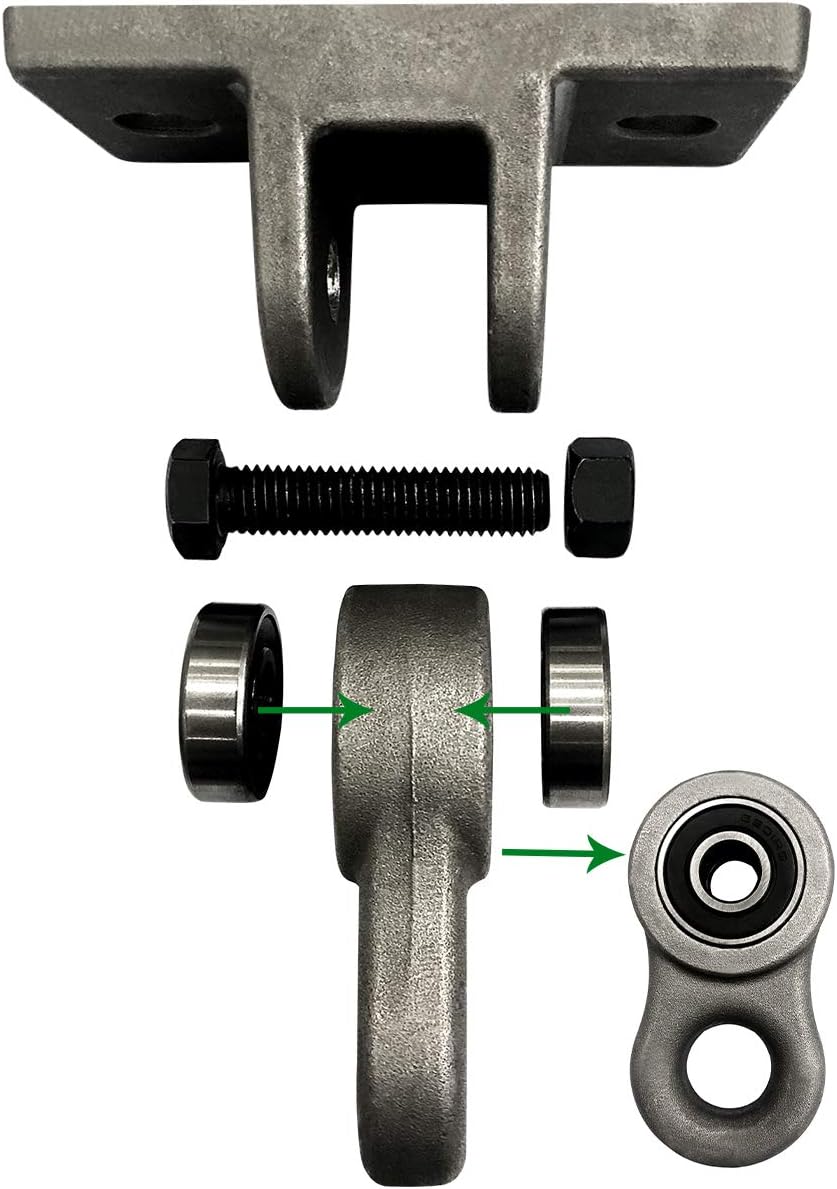 Thumbnail 1 de ABUSA Heavy-Duty Swing Hangers, 4-Pack, Aluminum with Smooth-Rolling Bearings