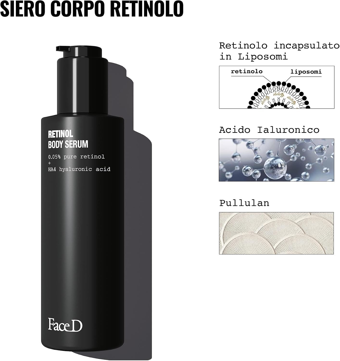 Thumbnail 1 de Face D Siero Corpo Antietà al Retinolo 200 ml
