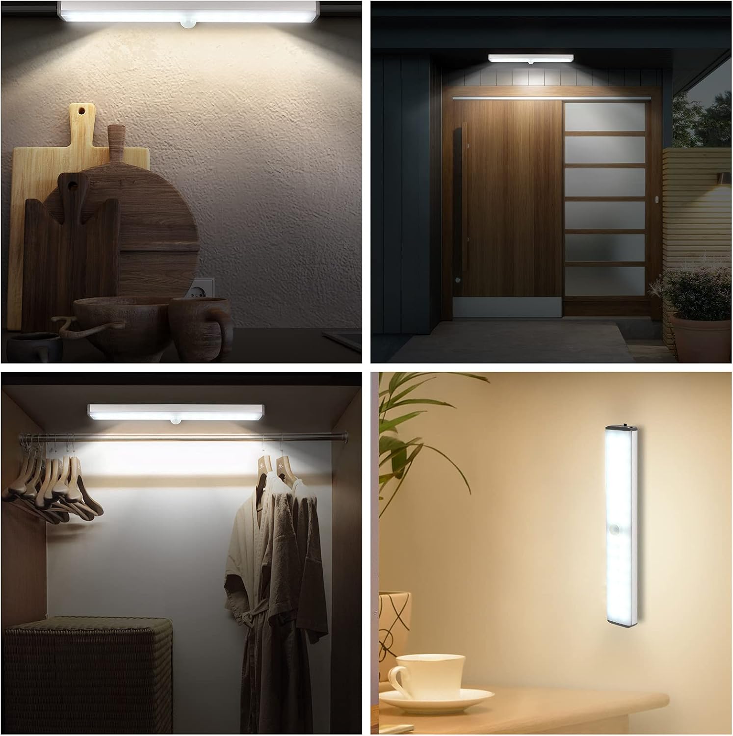 Thumbnail 4 de VCY Under Cabinet Lights (2 Pack): 280 Lumen Wireless Motion Sensor LED with USB Rechargeable Battery