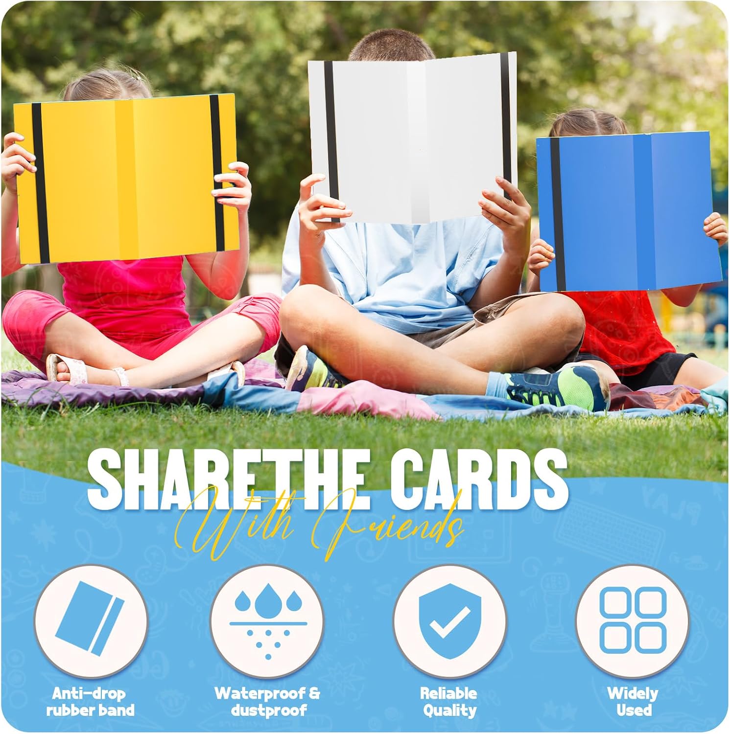 Thumbnail 6 de SRISE JG-CB-004 Trading Card Binder, 360-Card Capacity, 20 Pages, White