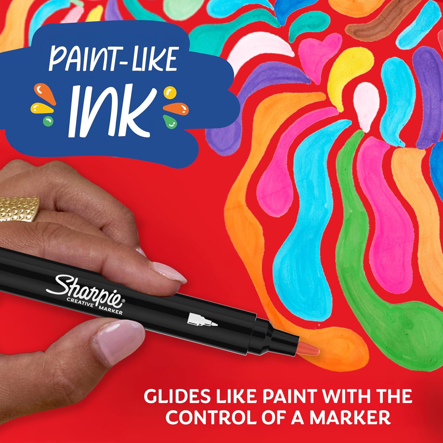 Thumbnail 3 de Sharpie Creative Marker Acrylic Paint Pens 12‑Count