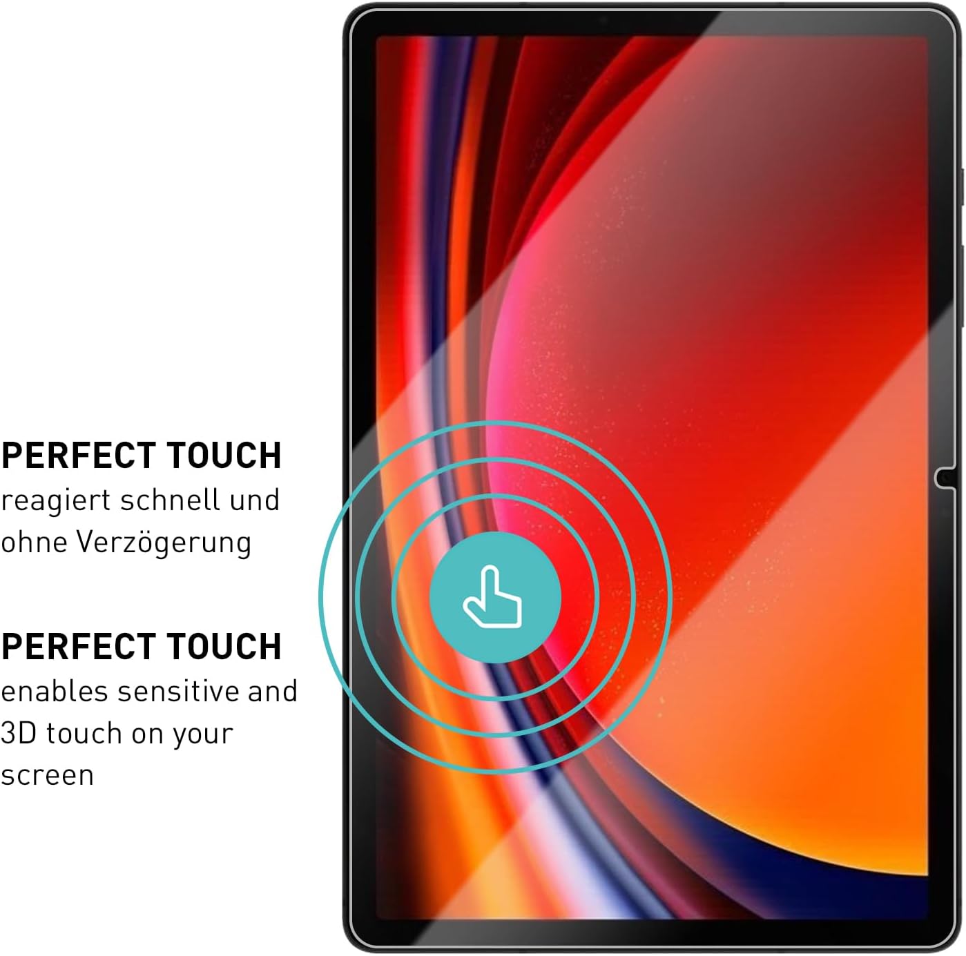 Thumbnail 3 de smartect Schutzglas Samsung Galaxy Tab S9 9H