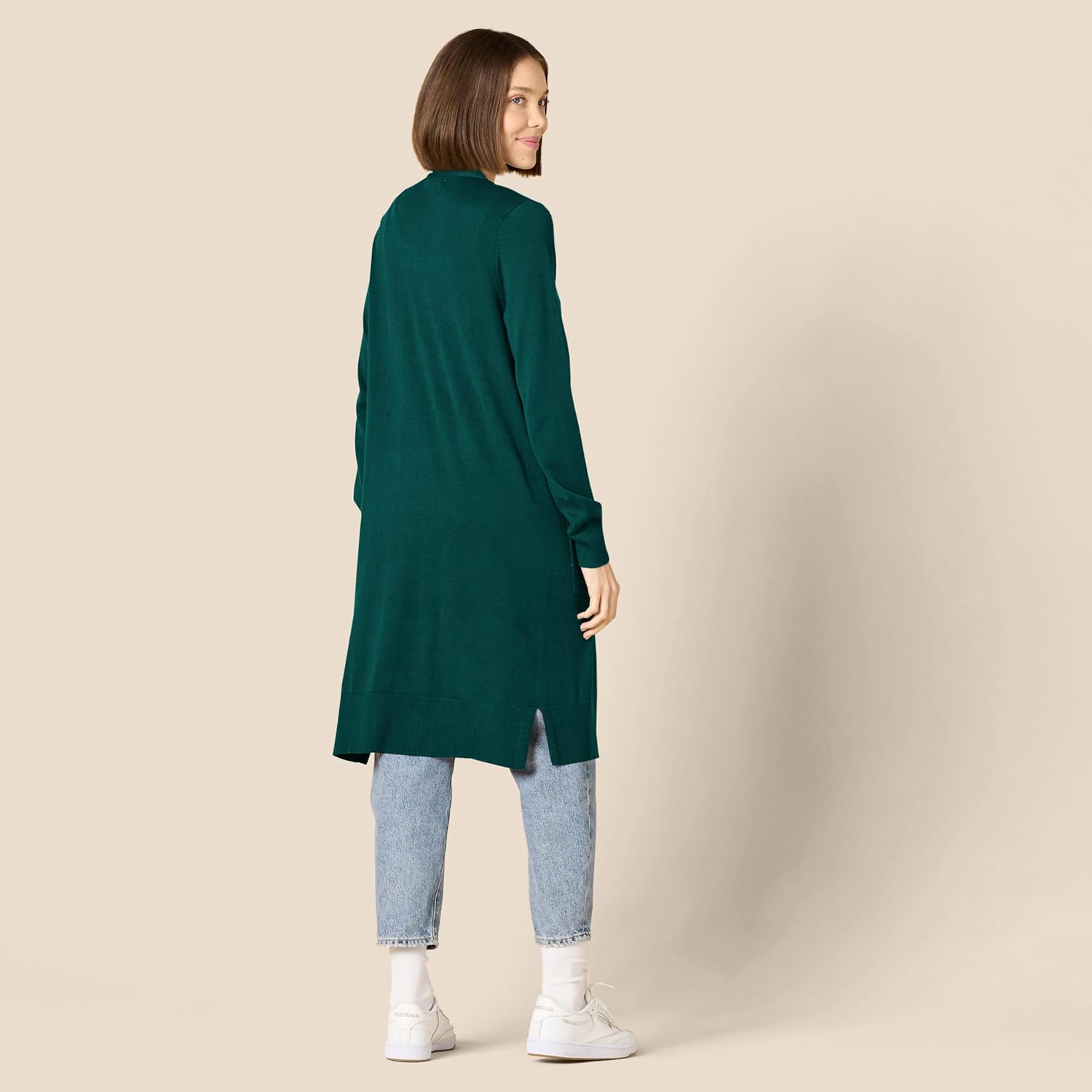 Thumbnail 1 de Amazon Essentials Women's Lightweight Longline Open-Front Cardigan (Plus Size)