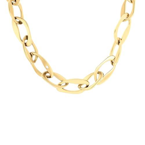 Detalle 2 de Calvin Klein 35000682 Collar de cadena oro amarillo con cristales 💍