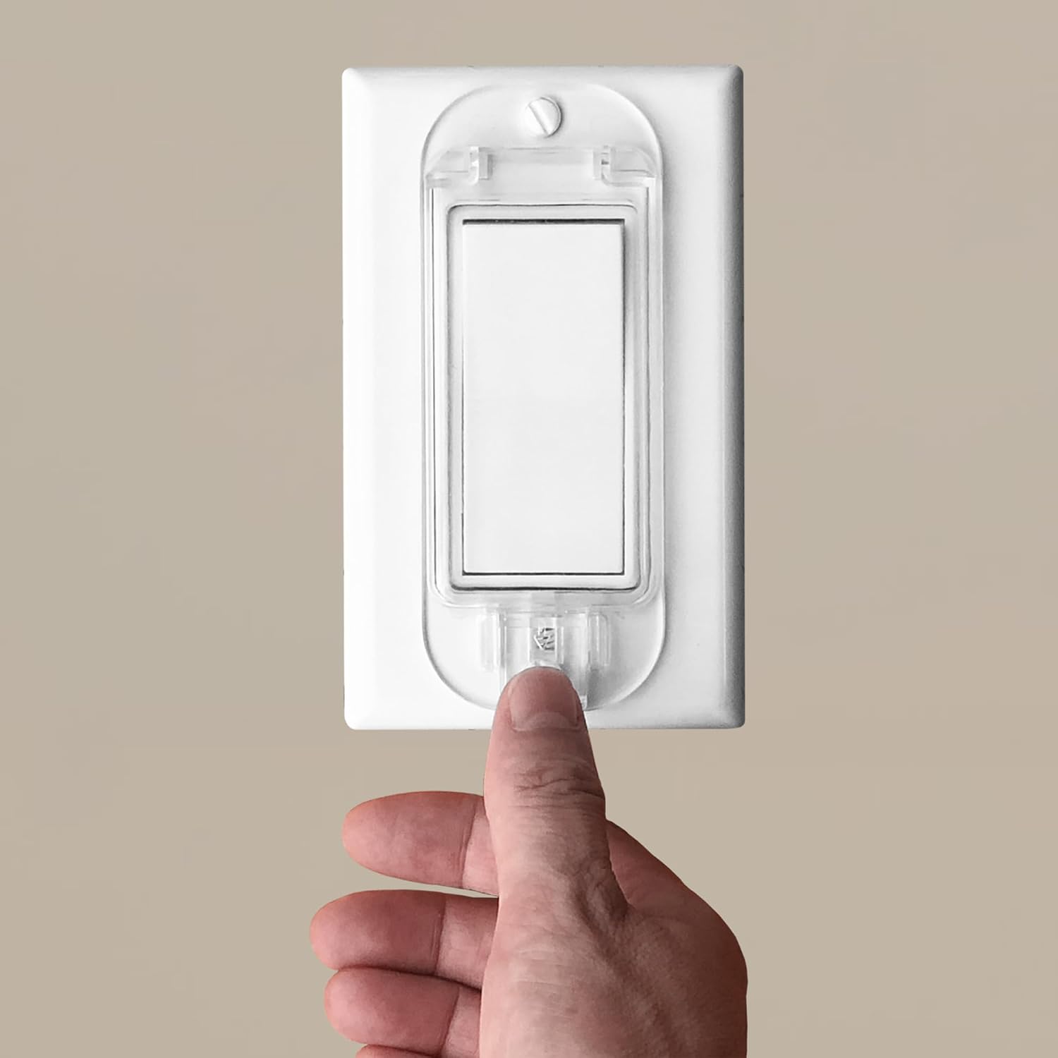 Thumbnail 2 de LRANFOW LSGC-C04 Light Switch Cover Guard, 4-Pack, Clear ABS