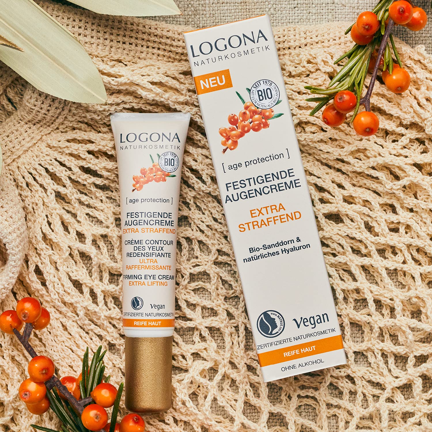 Detalle 2 de LOGONA Anti-Aging Augencreme für reife Haut