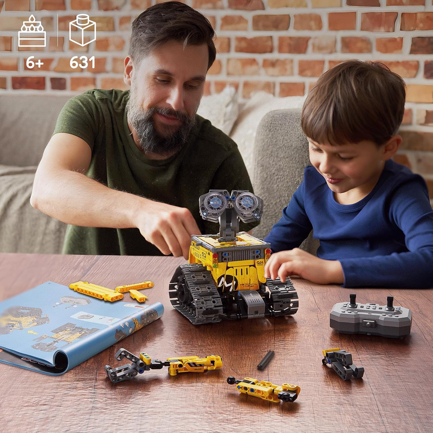 Thumbnail 6 de IKUPER Technik Roboter 6‑in‑1 Bausatz für Kinder 🤖