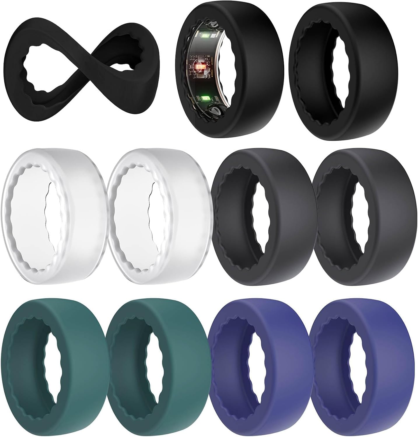 Thumbnail 6 de BO&DQQ Silicone Ring Protector 10-Pack