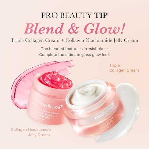 Detalle de medicube Triple Collagen Creme – Feuchtigkeit & Straffung