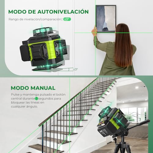 Thumbnail 1 de Tdyon Nivel Láser Verde 360, 16 líneas