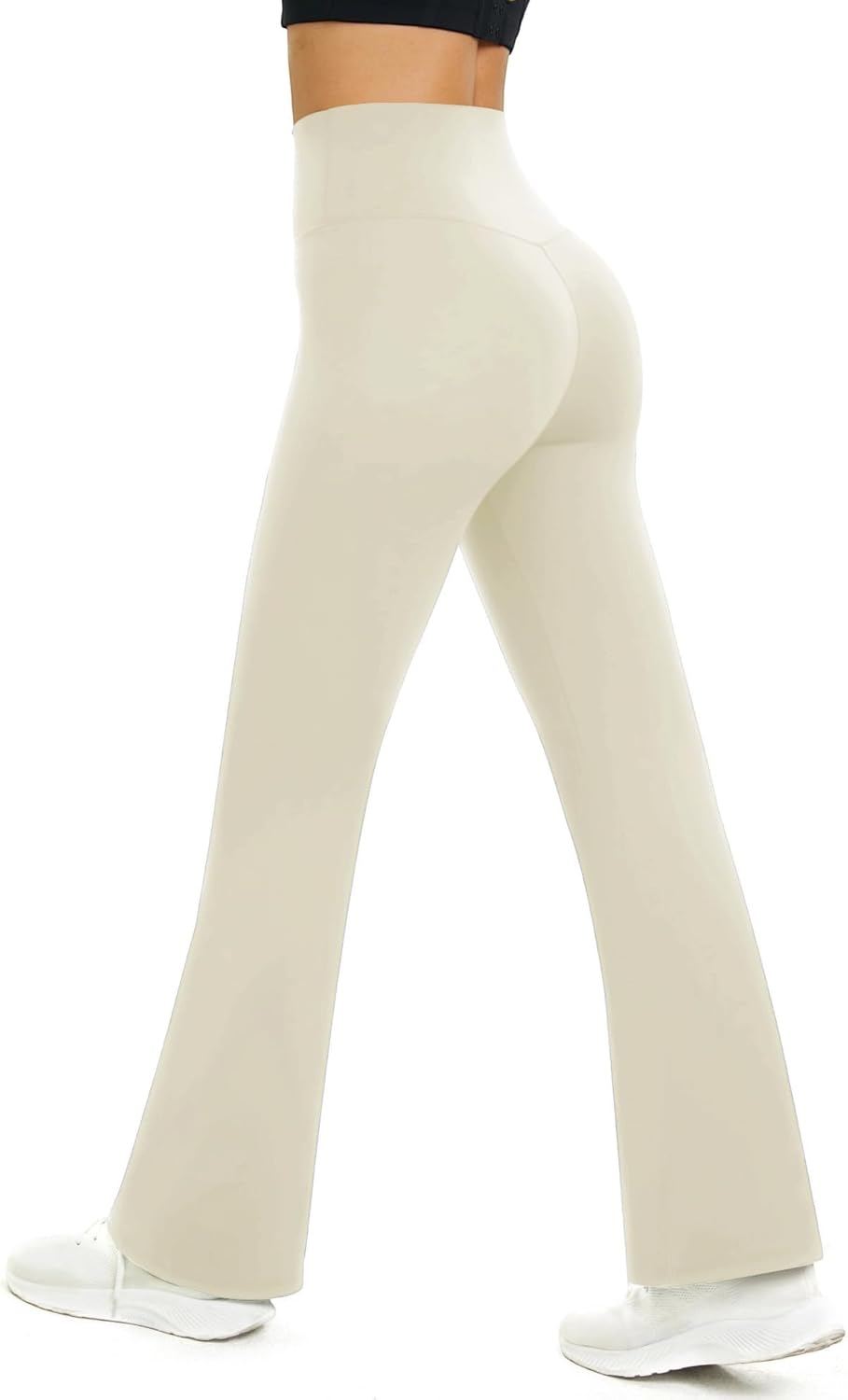 Thumbnail 5 de Glacspyg Yogahose Damen Flared Sporthose mit hoher Taille & Bauchkontrolle – Trainings- und Fitness-Schlaghose