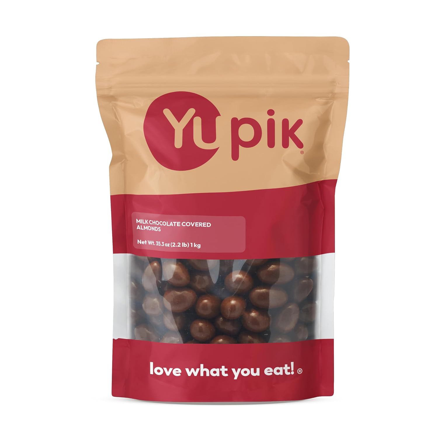 Detalle de Yupik Milk Chocolate-Covered Almonds, 2.2 lb