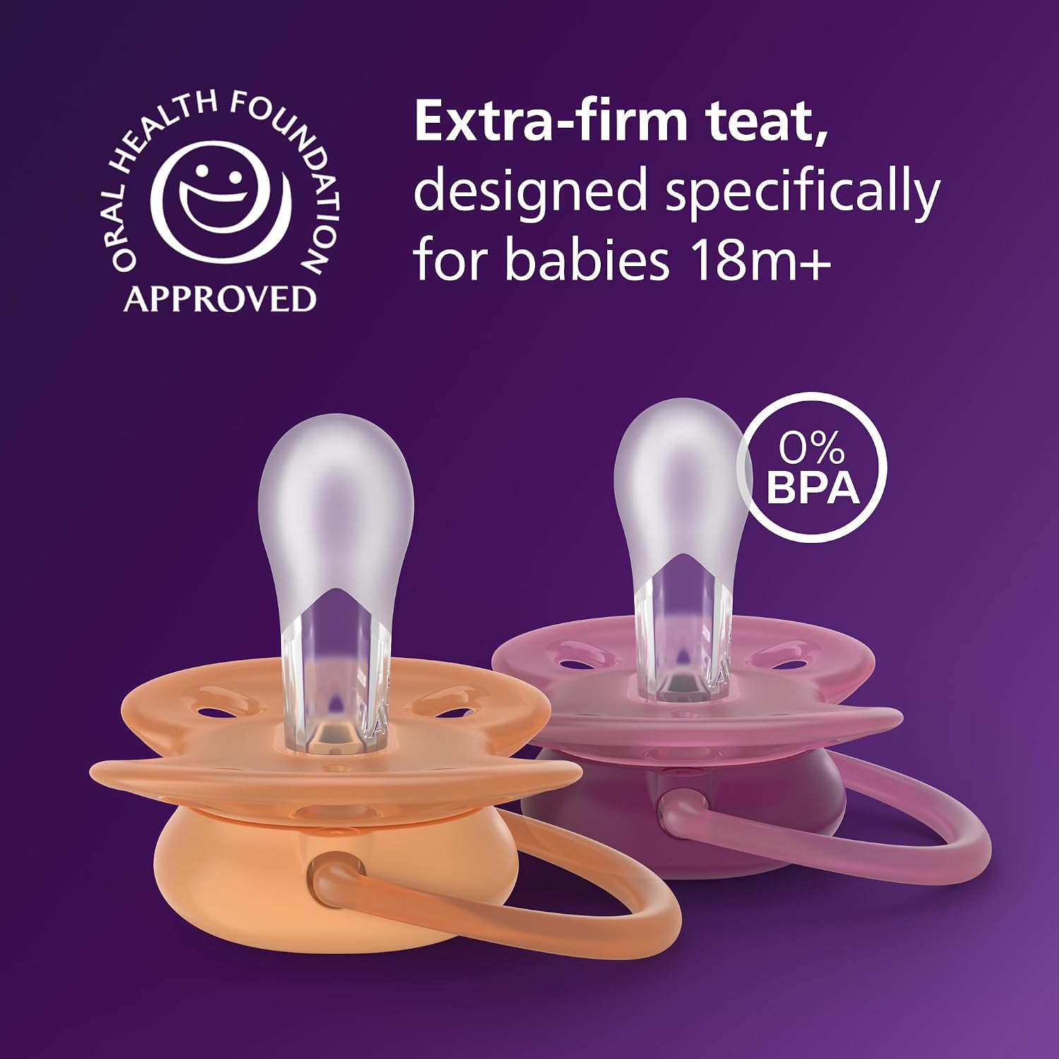 Detalle de Philips Avent Ultra Soft Soothers 2 Pack
