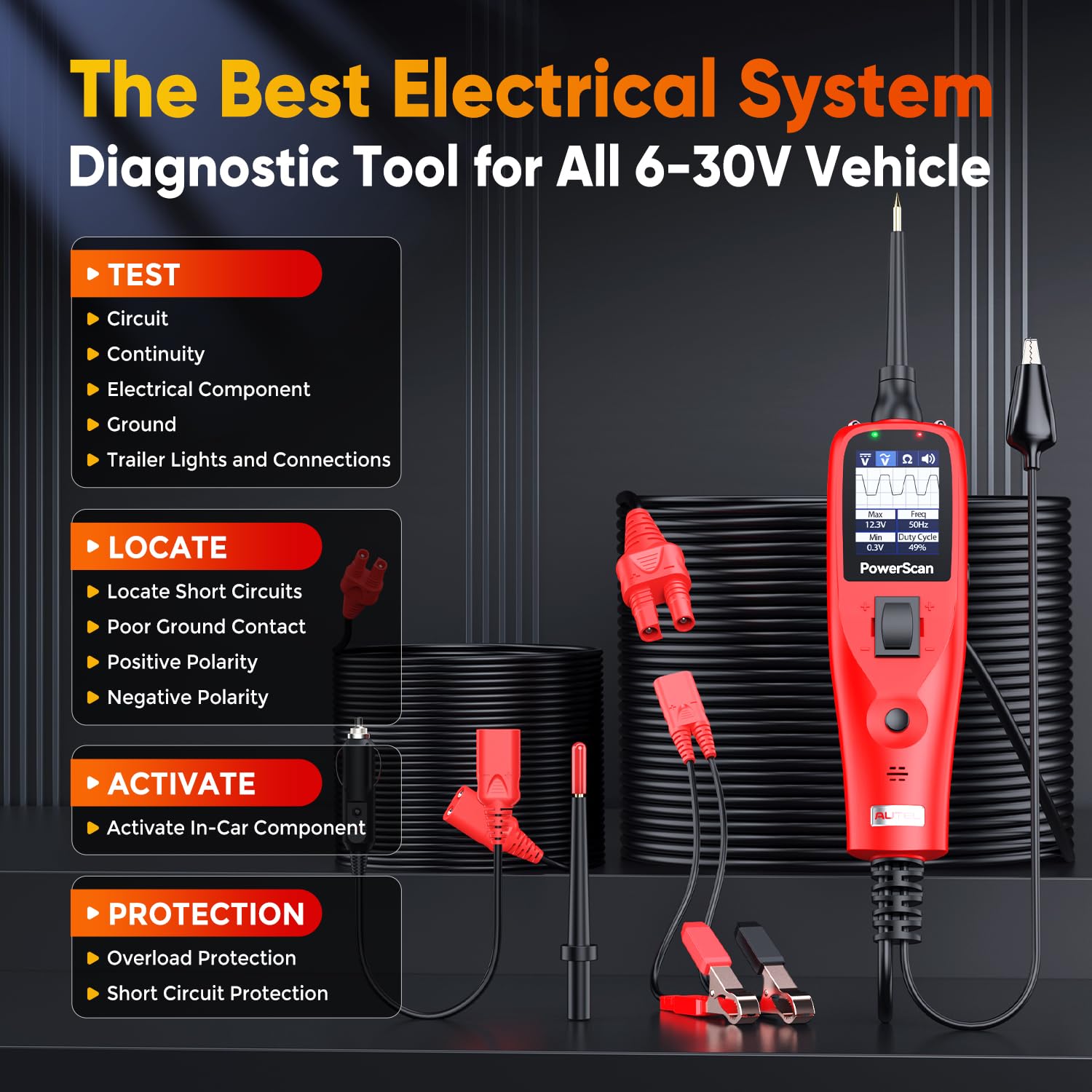Detalle 2 de Autel automotive circuit tester PS100