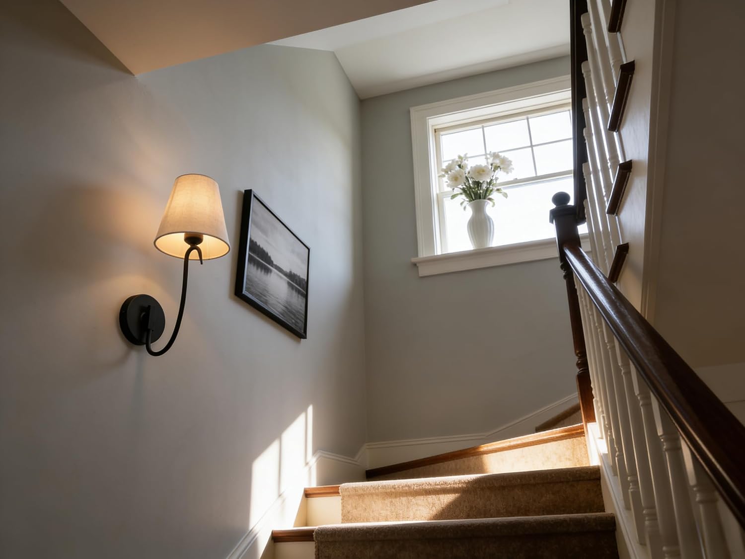 Thumbnail 6 de PERMO Wall Sconce with Linen Shade