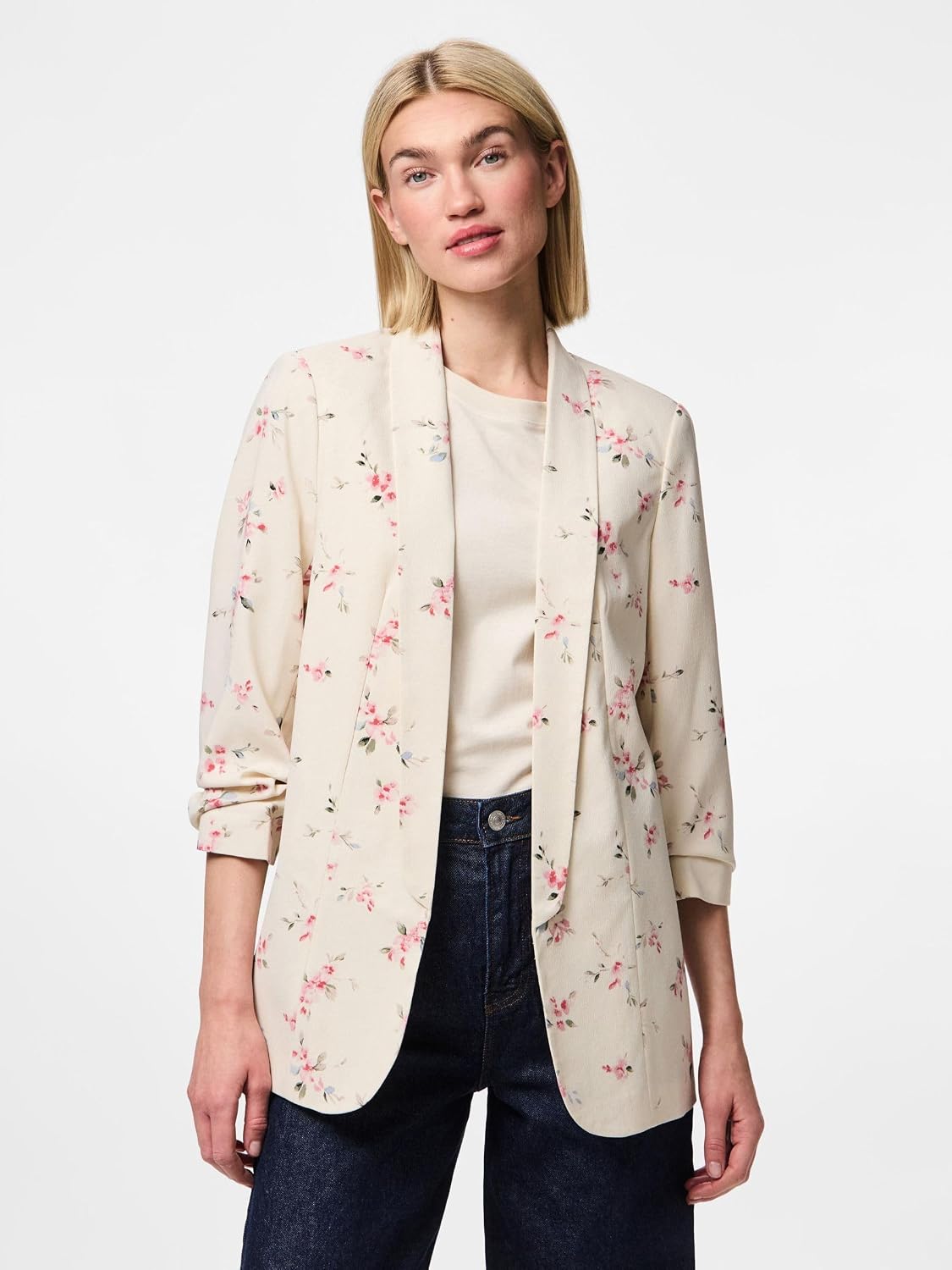 Detalle de PIECES Blazer PCBOSELLA - Blazer da donna a righe, taglio normale