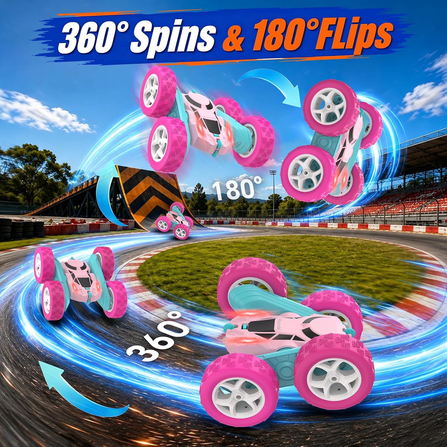 Detalle 2 de Hamdol 360° Stunt Remote Control Car