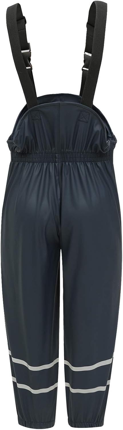 Detalle de BenBoy Regenhose Kinder – wasserdichte Buddelhose mit verstellbaren Trägern