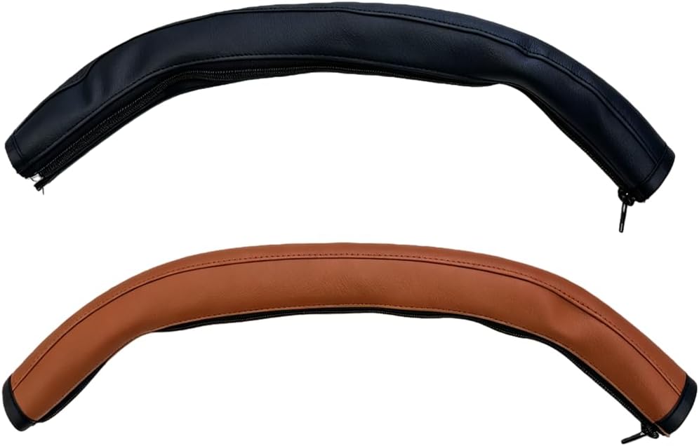 Detalle 2 de MINILUJIA ベビーカー用ハンドルカバー Babyzen YOYO2対応 PUレザー・ファスナー式