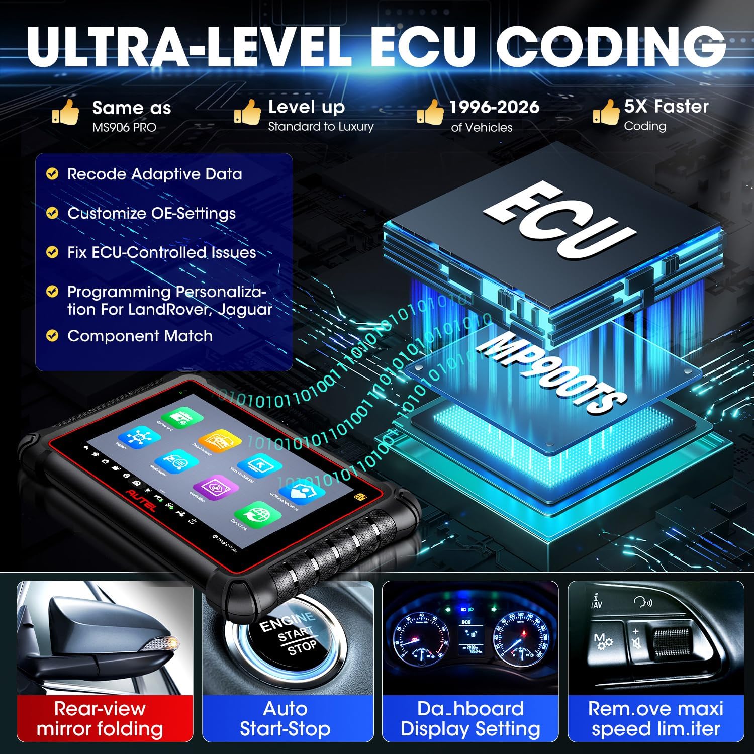 Thumbnail 3 de Autel MaxiPRO MP900TS (2026) 8in: Bidirectional Scan, TPMS & ECU Coding