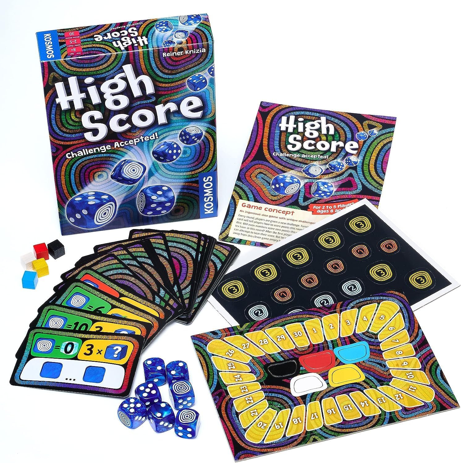 Thumbnail 6 de Thames & Kosmos High Score — Ingenious Dice Game (680572) pour 2–5 joueurs