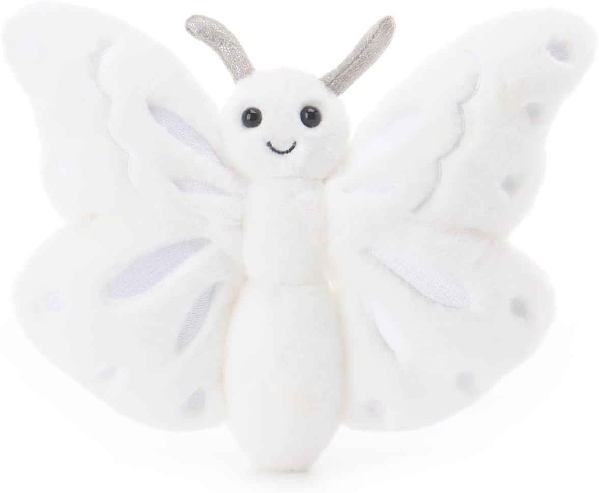 Thumbnail 1 de Apricot Lamb White Butterfly Plushies – 7.5-Inch Soft Plush Toy for Baby and Kids