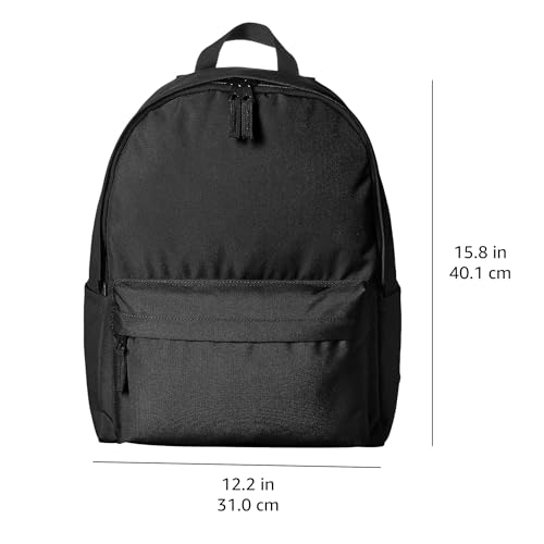 Detalle 2 de Amazon Basics Mochila Clásica para Escuela y Excursiones – Negro