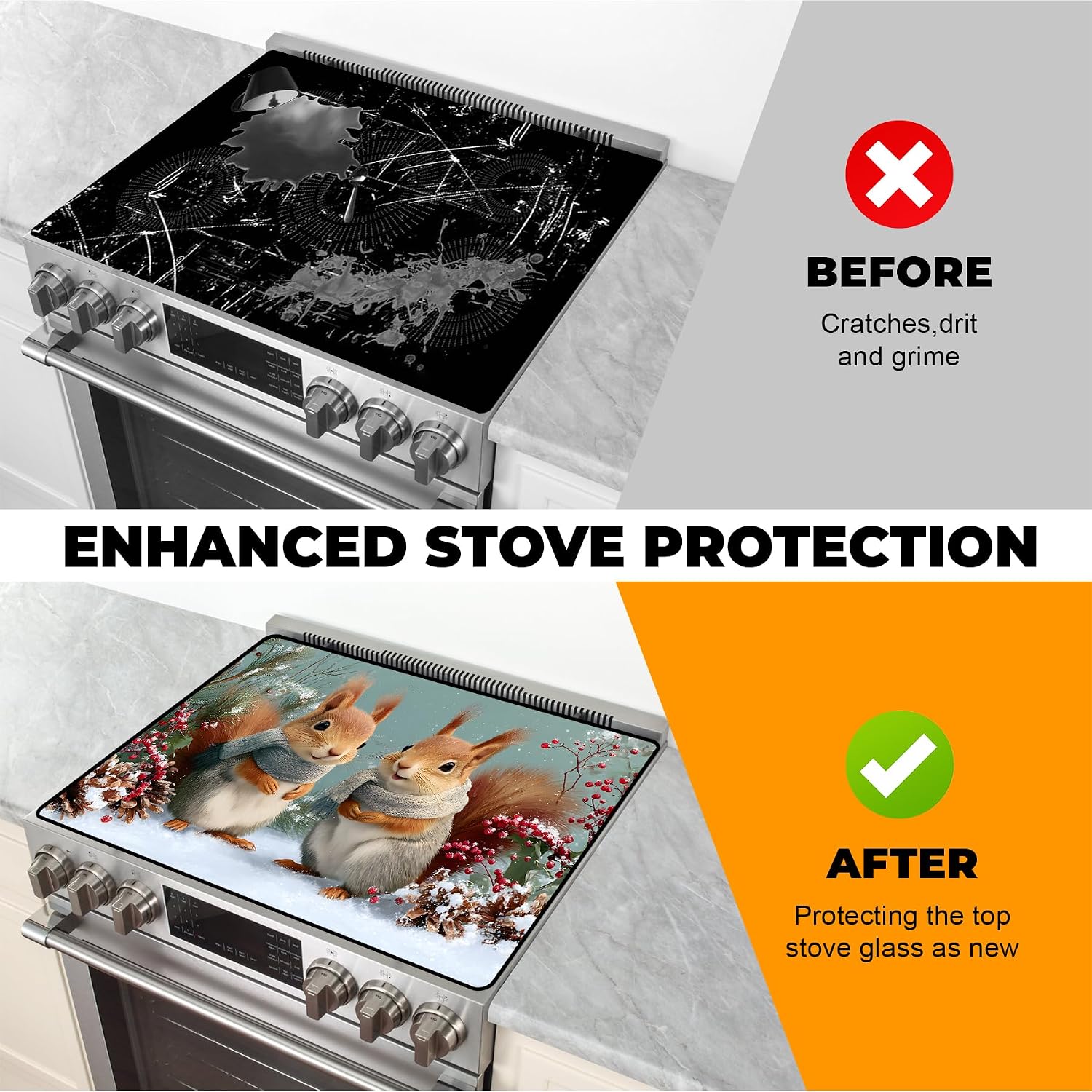 Thumbnail 4 de BSFHH Electric Stove Cover, 28.5 x 20.5 Inches
