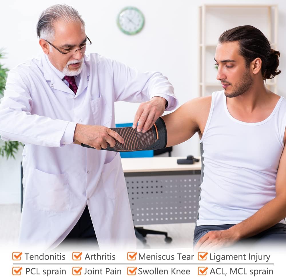 Thumbnail 4 de ACWOO Coudière Tendinite : Attelle de coude unisexe pour soulager la douleur et prévenir les blessures