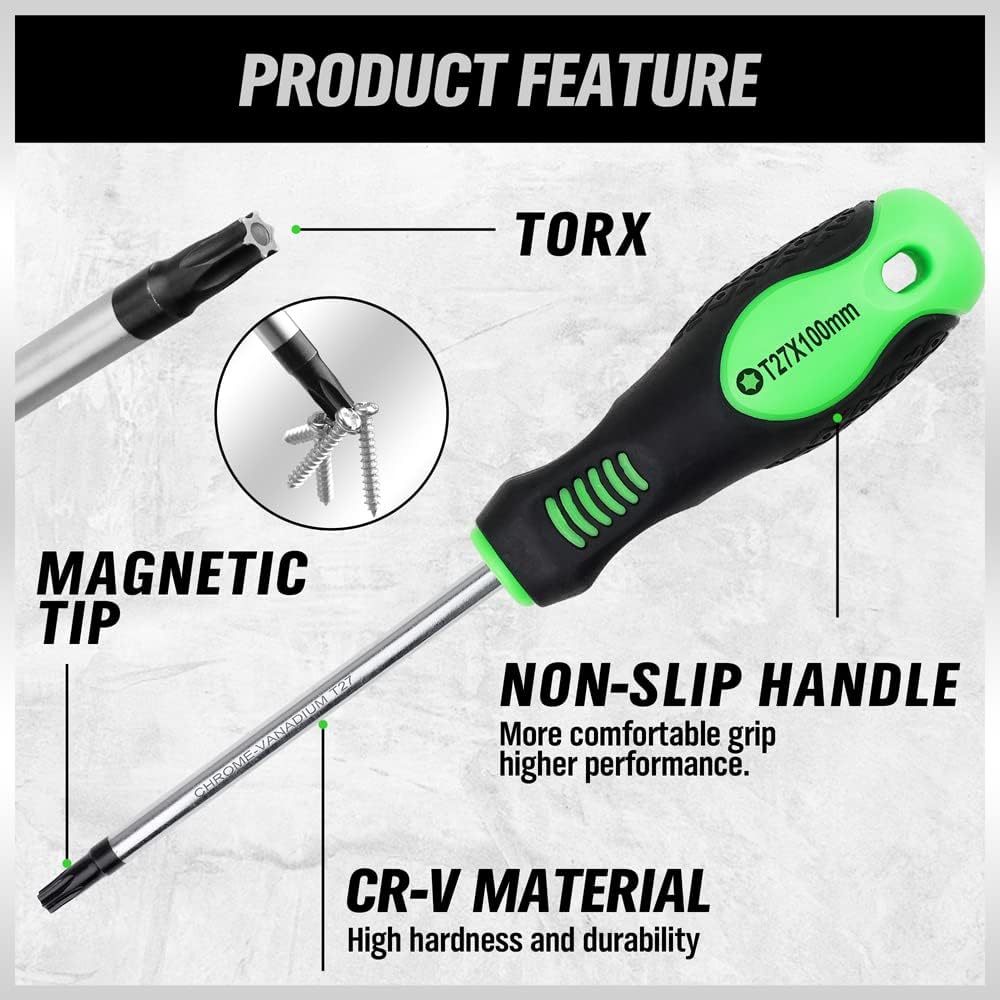 Thumbnail 3 de SWANLAKE Magnetic Torx Screwdriver Set – 13 Pieces (T5 to T40)