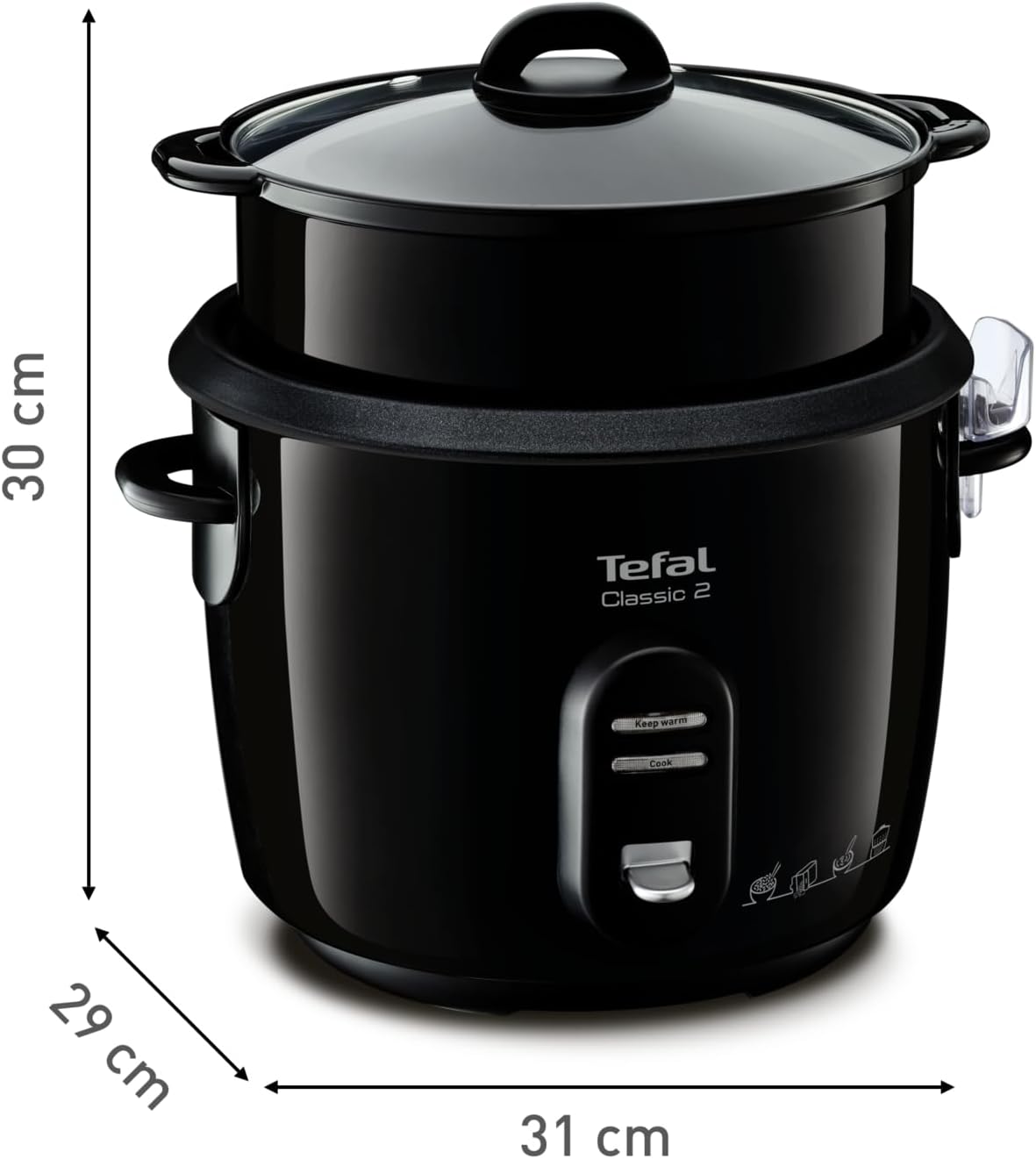Detalle 2 de Tefal Classic 2 cuiseur à riz 5 L — 1,5 kg de riz 🍚