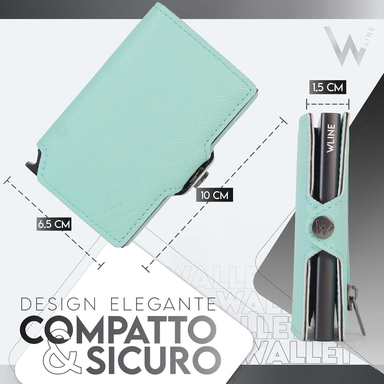 Detalle 2 de WLine Portafoglio Donna Piccolo 1,5 cm