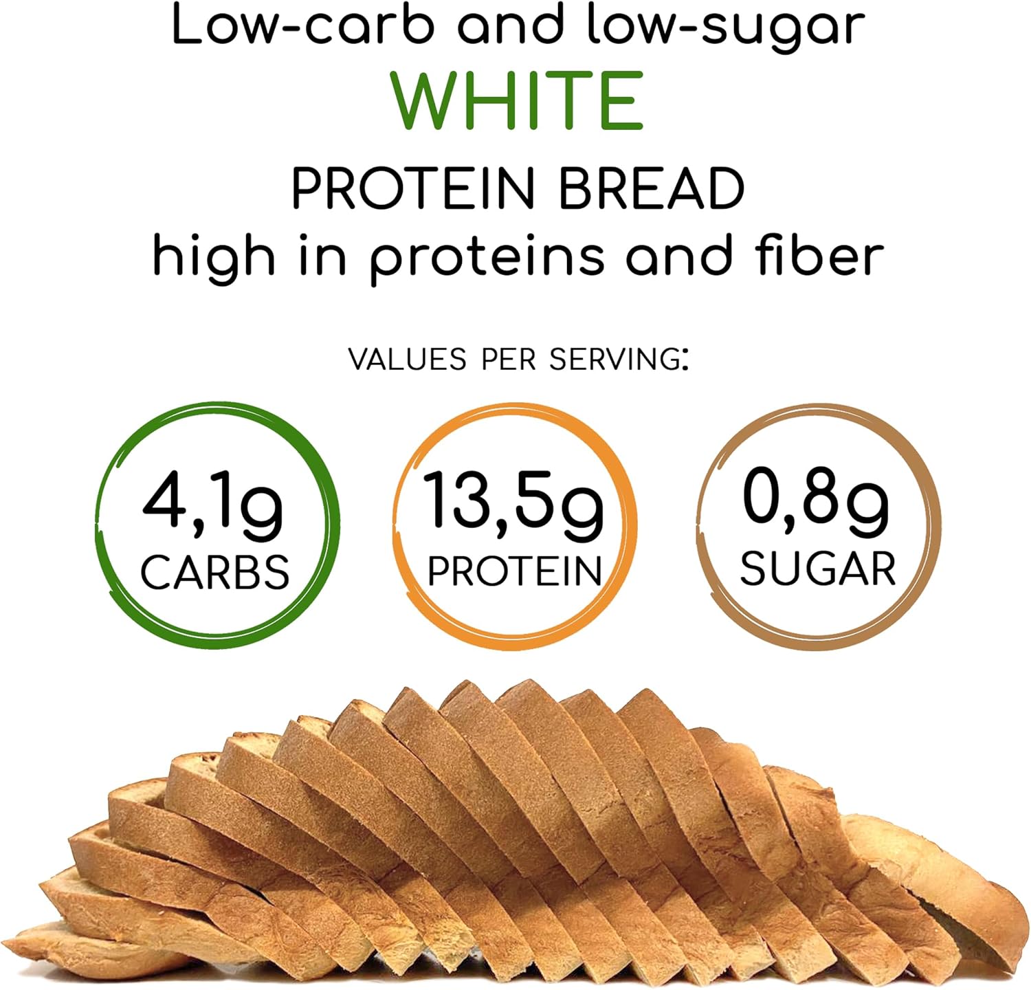 Thumbnail 1 de Pane bauletto BIANCO KETO PROTEICO Line@diet – 30% proteine, low carb